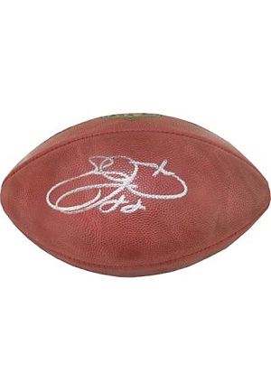 Emmitt Smith Autographed Official NFL Duke Football